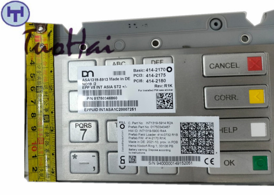 1750159665 Wincor ATM Parts EPP V6 Original Keyboard V6 EPP INT